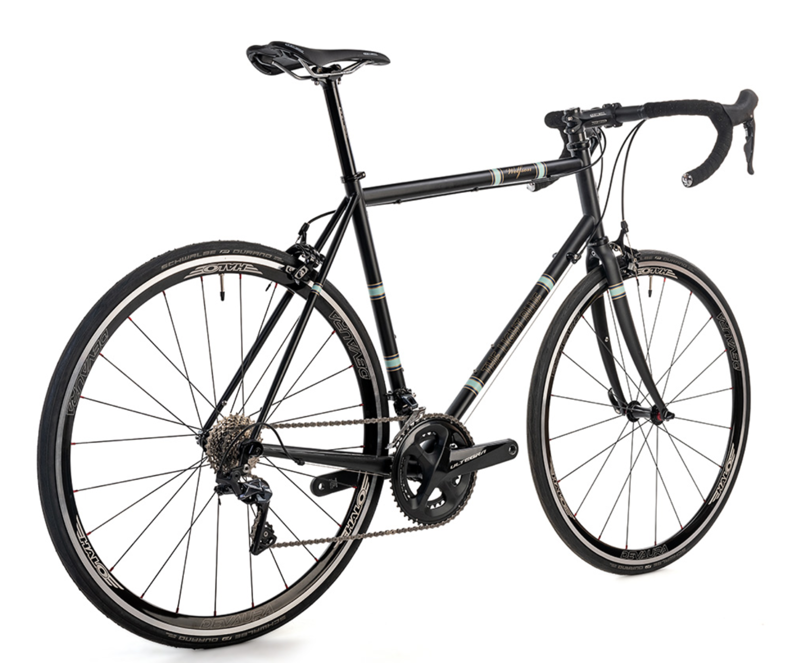 The Light Blue Wolfson Ultegra Flat Black - 56cm-1